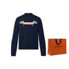 Louis Vuitton X Nigo Интарусия Жаккард Графический Кашемировый Свитшот с Круглым Вырезом 1A9KFA