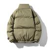 Мужская осенне-зимняя куртка-стойка с воротником-стойкой, новая модная брендовая толстая теплая куртка на хлопковой подкладке