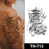 Custom Half Arm Temporary Tattoo Sticker Tribal Tatuaje Temporal