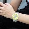 Casio Водонепроницаемость 200 метров, кварцевый механизм, полимерный ремешок, японские и корейские часы, одинаковый стиль для мужчин и женщин, белый GA-400SK-1A9PRSGMA-S110SR-7A