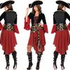 Взрослый женский пиратский костюм Хэллоуин Карнавальные костюмы Фантазийное платье Фэнси