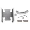 Universal Aluminum Alloy Motorcycle Phone Holder Stand Bracket Modification Parts(Silver)