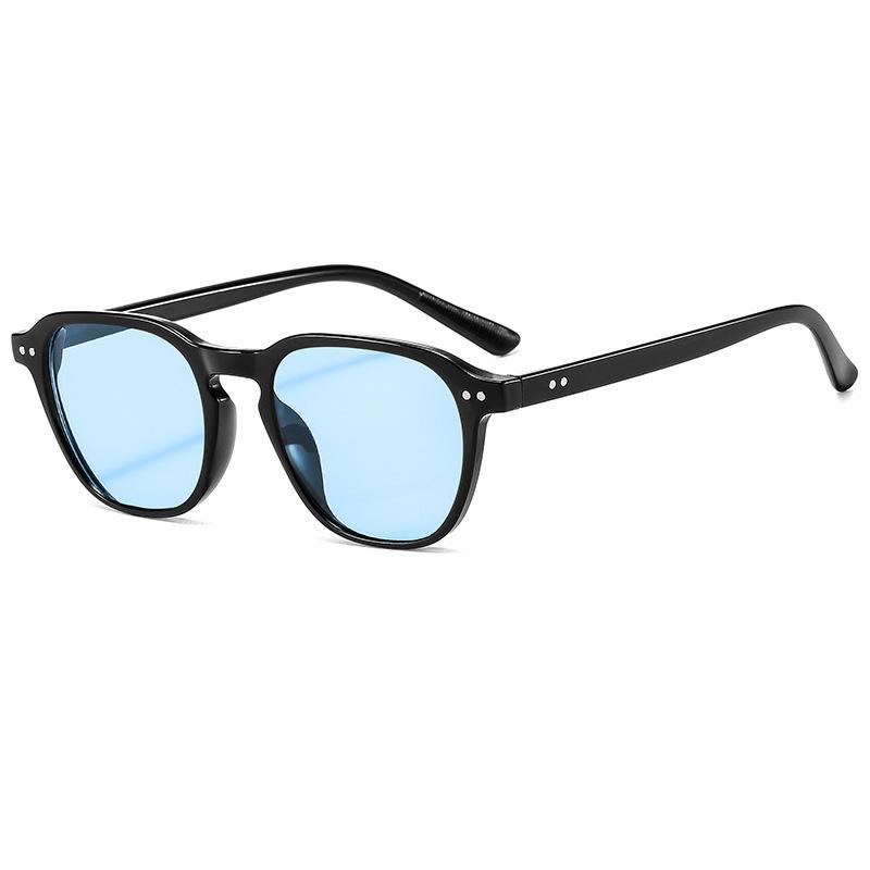 1 предмет, солнцезащитные очки в стиле ретро для женщин, солнцезащитные очки в небольшой овальной оправе, модные солнцезащитные очки с двумя точками, солнцезащитные очки UV400