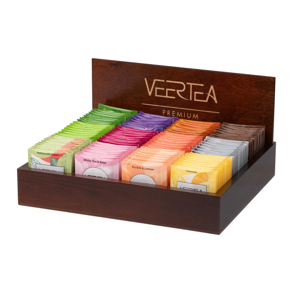 Veertea Brown Tea Presenter 180 Envelopes