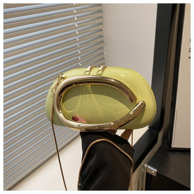 Дизайн Столкновение Цветов Личность Темперамент Мода Цепочка Кроссбоди На Плечо Маленькая Квадратная Женская Сумка