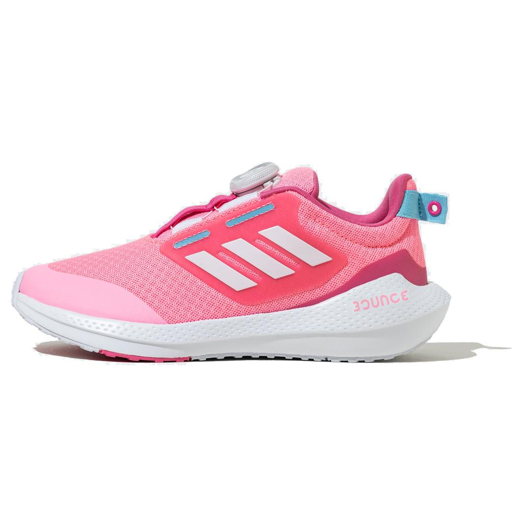 Adidas Eq21 Run 2.0 Slip Resistant, Abrasion Resistant, Lightweight Low top Running Shoes Pink White Kids' GZ4517