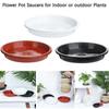 3Pcs Heavy Duty Flower Pot Round Plant Saucer Indoor Outdoor Plastic Tray Saucers Drip Trays
