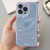 Космическая любовь Чехол для телефона Xiaohongshu для Apple 17/16/15 pro/14pro прозрачный iPhone15/14