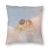 Renaissance Cloud Angels Pillow Cover Decoration Wings Cushion Cover Throw Pillow for Home Polyester Double-sided Printing