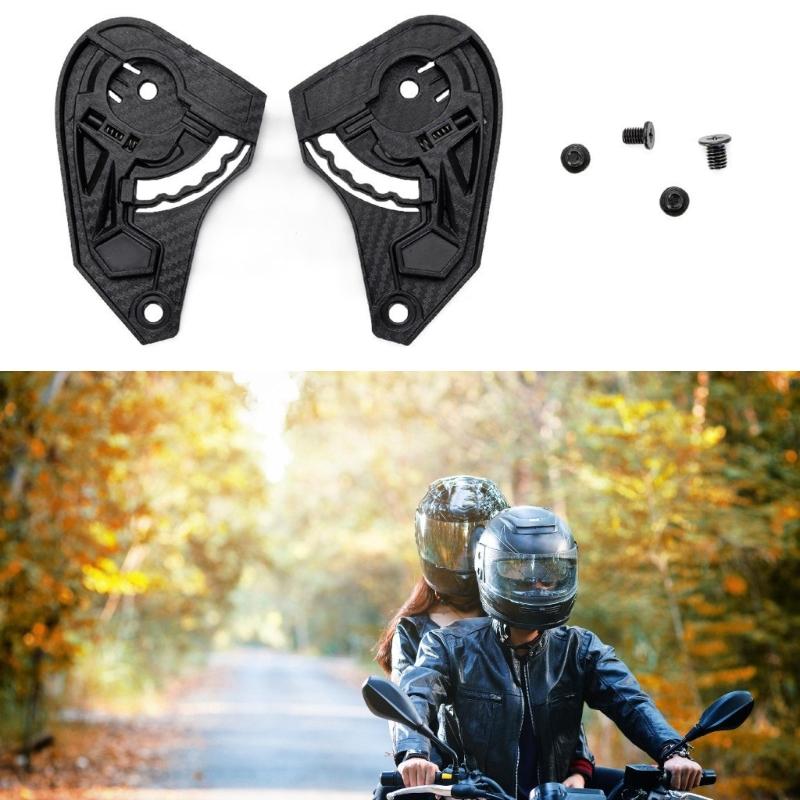 Adjustable Motorbike Full Face Helmets Bottom Support Mounting Base for NEVA Skiing Skateboarding Biking Activities 2pcs