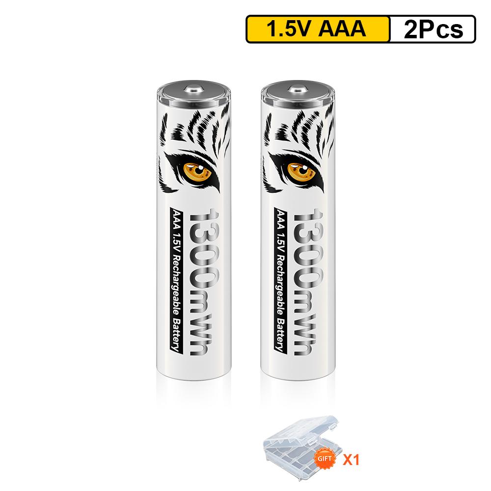 PALO 1,5 В AA 3500 мВтч Аккумулятор AAA 1300 мВтч Литий-ионные аккумуляторы с 8-слотовым быстрым интеллектуальным зарядным устройством