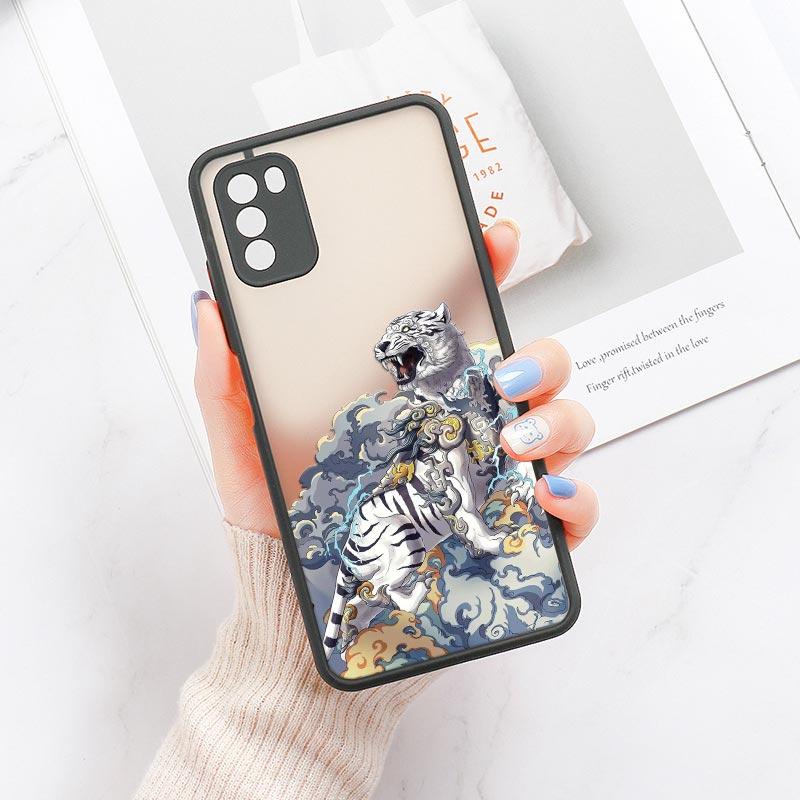 Крутой чехол для телефона с тигром, драконом и облаками для Xiaomi Mi 11 Lite 5G NE 12 12T Pro 11T 9 10 Cover POCO X3 NFC F3 M3 M4 X4 Pro Матовый Funda