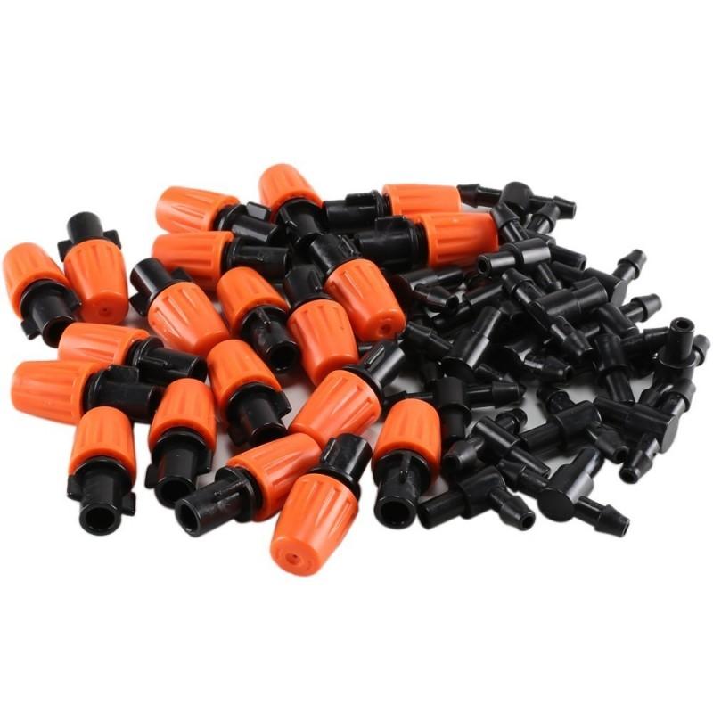 Капельницы для полива 25 шт. Пластиковые насадки для автоматического полива 360 градусов