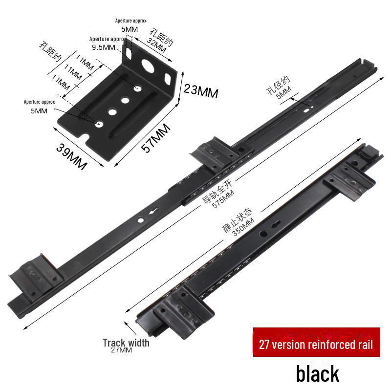 Бесшумная подставка для офисной клавиатуры с утолщенными направляющими
