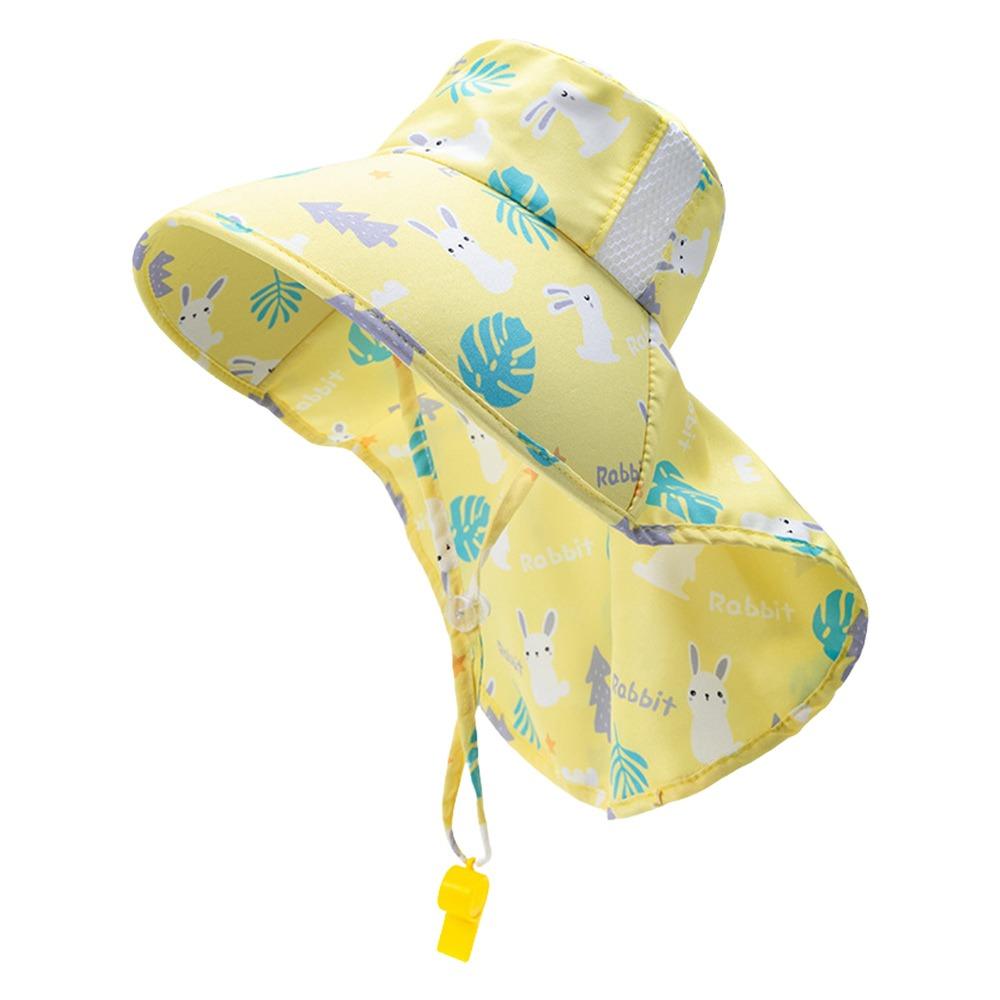 Thin Cartoon Shawl Sun Cap Wide-brimmed Sunscreen Tools Gifts Summer Children's Sun Hat