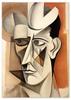 Poster Portrait Abstraction Cubism