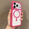 Luxury Candy Color Transparent For Magsafe Magnetic Phone Case for 17 Pro Max 16 15 14 13 12 11 17 Shockproof Clear Cover