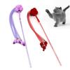 Игрушка-махалка для кошки плюшевая тренировочная для питомца котенка дразнилка интерактивная палочка игрушка с колокольчиком для дома
