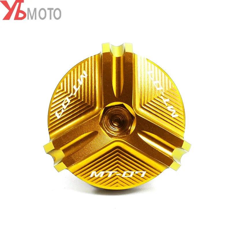 Новинка для YAMAHA MT07 MT 07 2022 MT-07 FZ07 2014-2023 аксессуары для мотоцикла алюминиевая крышка маслозаливной горловины защита двигателя