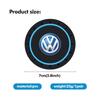 Emblems For Volkswagen VW 2pcs Car Cup Holder Anti Slip Insert Coasters Pads Accessories Polo Jetta Sagitar Magotan Passat B5 B6 ze1