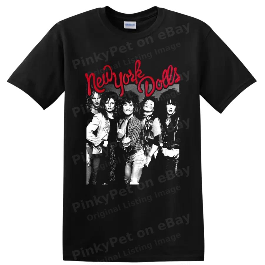New York Dolls Punk Rock Band T Shirt Vintage Music Tee Gift Concert Apparel