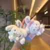 Кавайные Мультяшные Плюшевые Игрушки My Melody Cinnamoroll Брелок Зимний Серебряный Kuromi Подвеска на Рюкзак Мягкая Игрушка Подарок Девочке на День Рождения