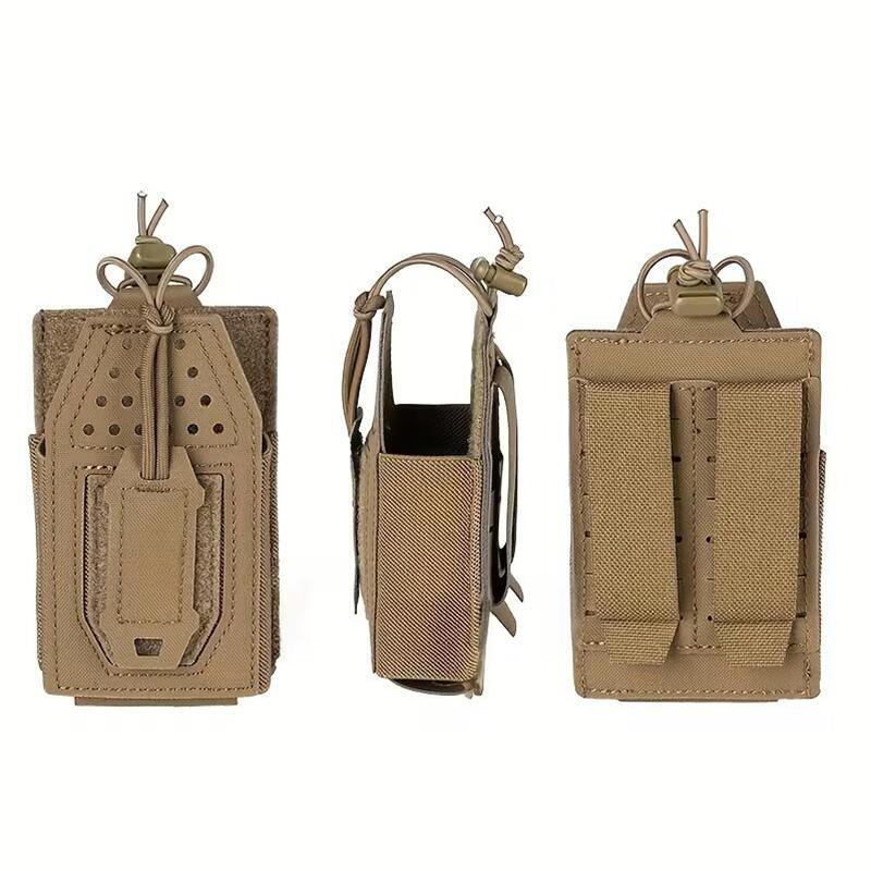 Подвесная сумка с открытым верхом для интеркома, держатель для рации, многофункциональная тактическая мини-сумка-кобура для радио
