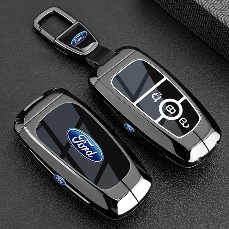 Чехол для ключа Ford для Edge, Explorer, Нового Mondeo, EVOS, Fiesta - Корпус-защелка для автомобиля