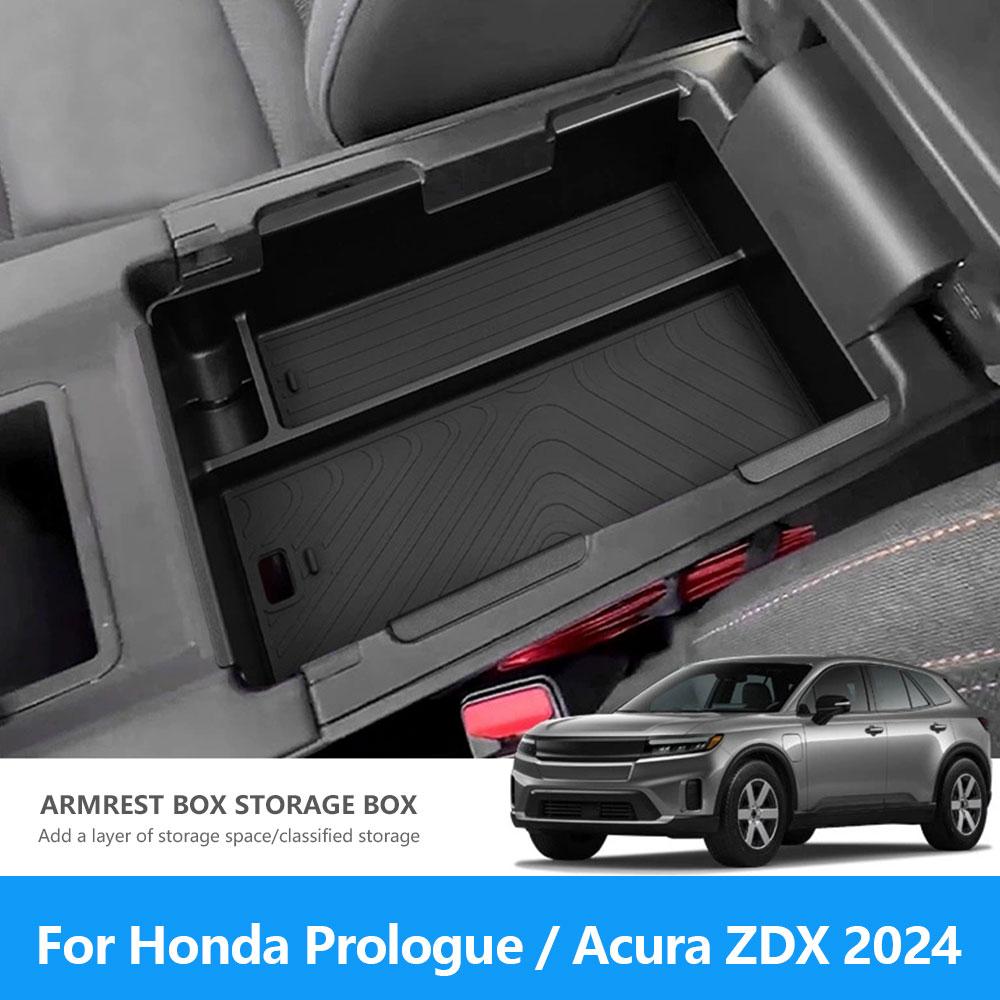 Для Honda Prologue EV 2025 2025 Acura ZDX 2025 2025 Органайзер-лоток для центральной консоли Подлокотник Вторичный автомобильный ящик для хранения Аксессуары