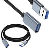 Highly Speed USB3.0 Extension Cable USB A Male to Female USB3.0 Extender for 5Gbps Fast Data Transfer and 5V2A Charging