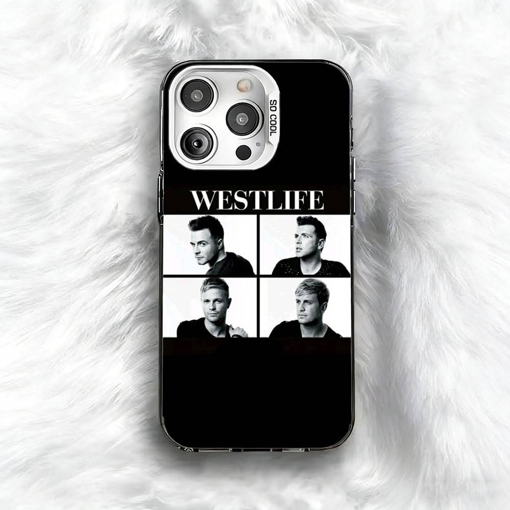 Чехол для телефона Band W-Westlife для iPhone 16 17 15 14 12 13 Pro Max Черный цвет Ударопрочный чехол