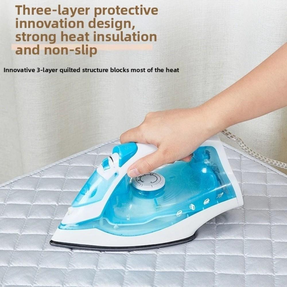 Large Folding Laundry Ironing Mat Heat Resistant Tabletop Iron Pad Iron Board Cover Table Top