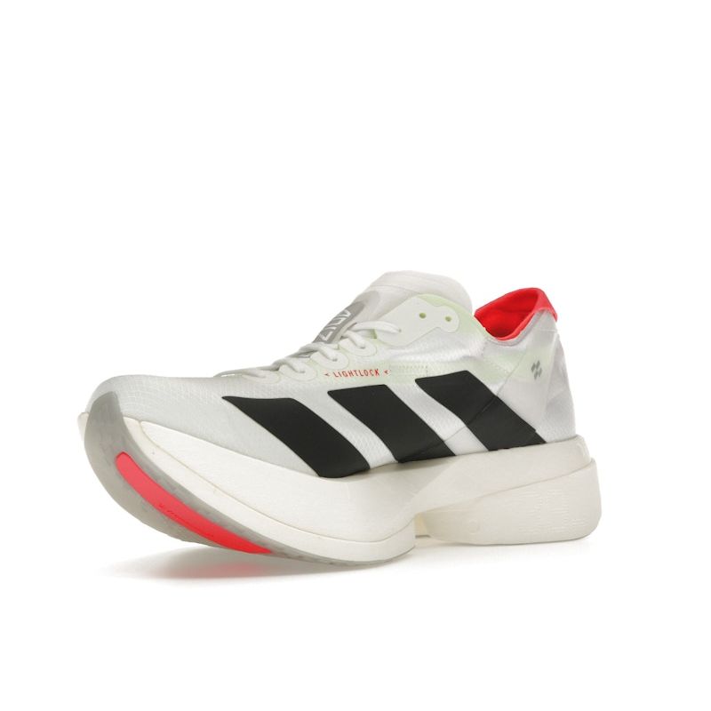 Adidas Adizero Adios Pro 4 белые черные мужские кроссовки Cloud-White Core-Black Silver-Metallic JR1094