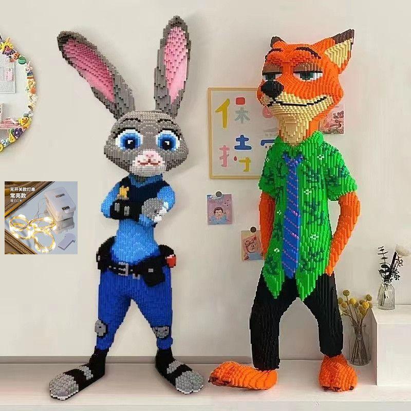 5689 шт. Серия конструкторов «Лиса» 3D Детская пазл-конструктор Игрушка Декорация Подарок