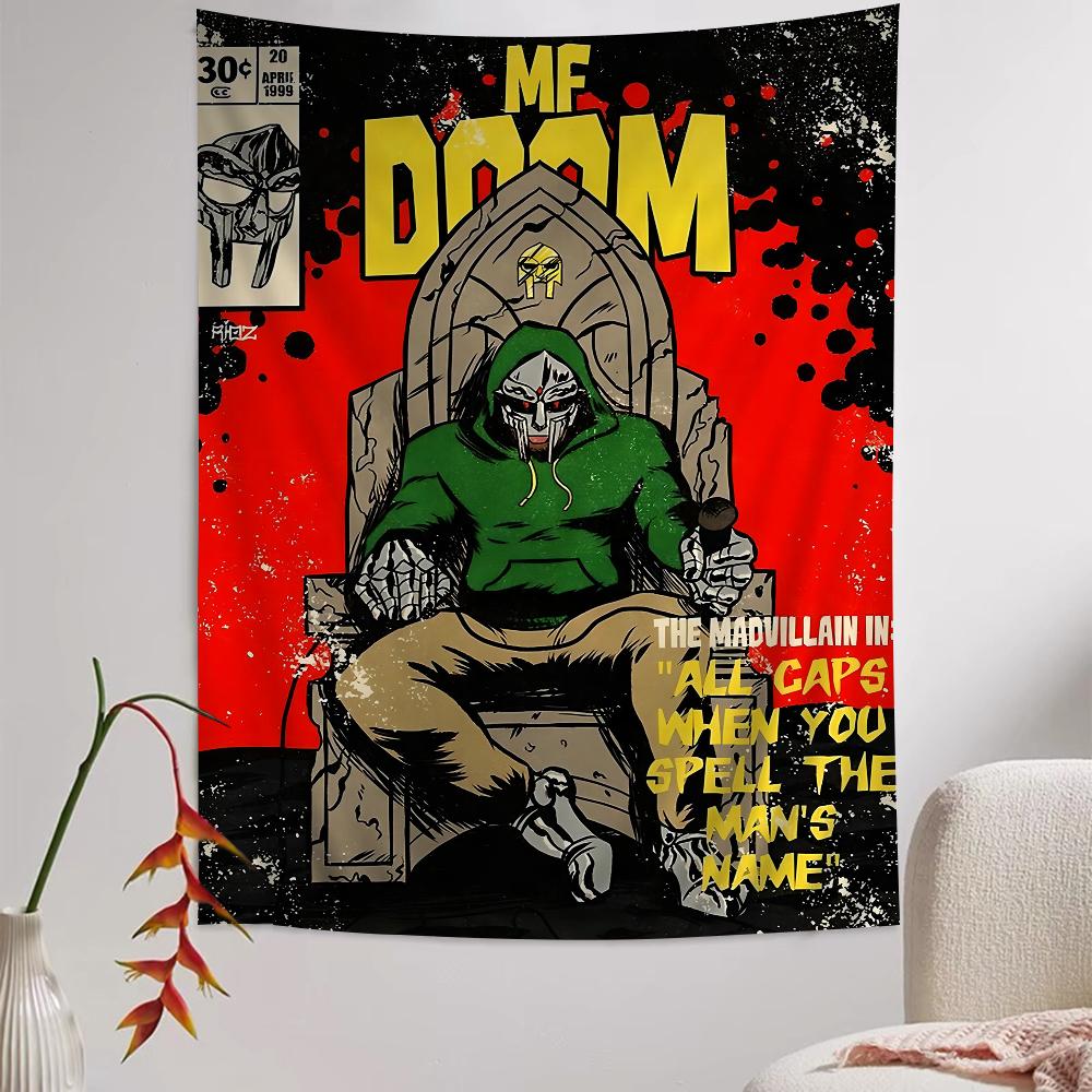 MF DOOM Цветной Гобелен Настенный Подвесной Таро Хиппи Ковры Настенные Декор Комнаты в Общежитии Дома