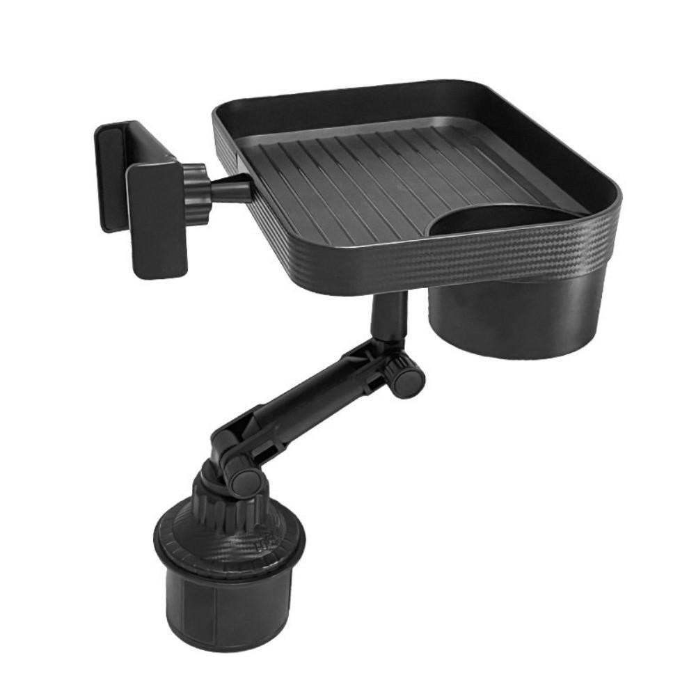 Portable Car Organizer Tray Attachable Storage Rack Car Accessories Car Cup Holder Tray Eating