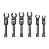 Набор шестигранных поворотных ключей разных размеров 6 шт. Конструкция из легированной стали Рожковый ключ Компактный дизайн Для механиков Инструмент