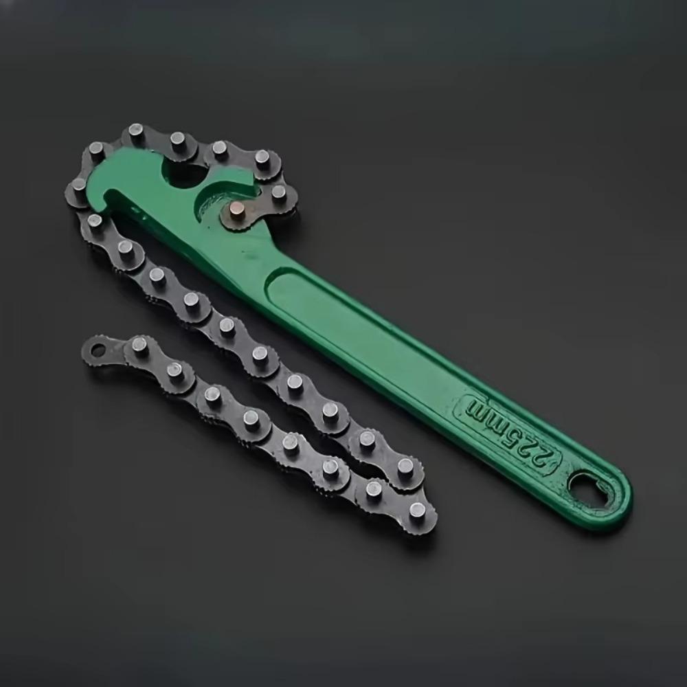 Нескользящий цепной ключ для фильтра Стальная конструкция Ключ для фитингов труб Сантехнические применения