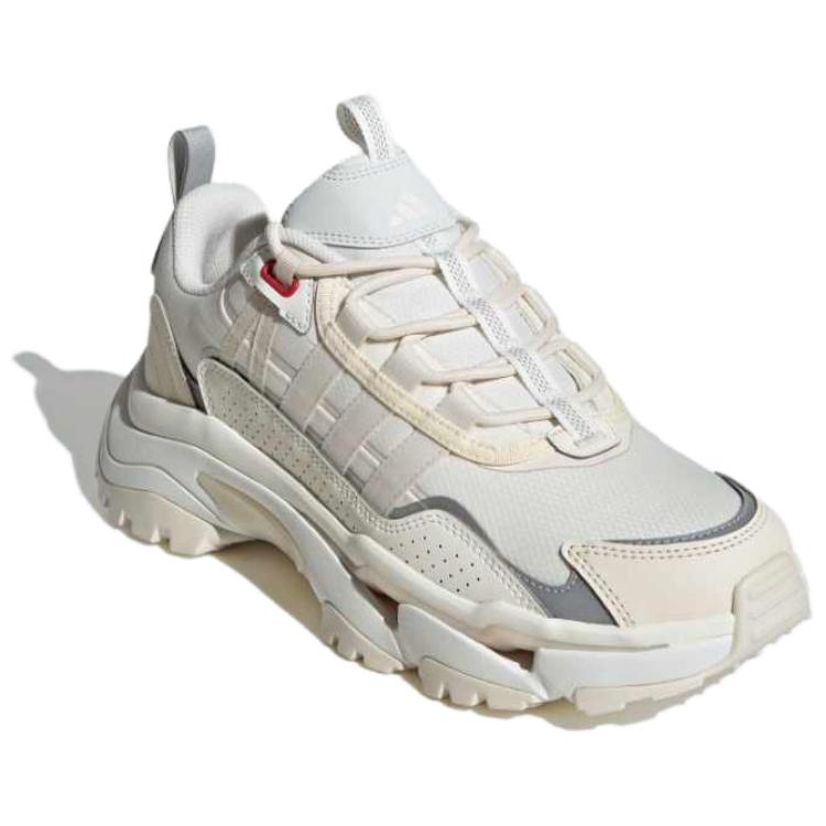 Adidas Citywalk Comfortable Versatile PU Fabric Synthetic Leather Shock Absorbing Non-Slip Low-Top Running Shoes Unisex Running Shoes Off-White JR8335