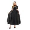 Halloween Costume Witch Ghost Bride Dark Goth Vampire Medieval Dress
