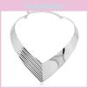 V Creativity Shaped Metal Women Collar Necklace With Fashion Design Geometric