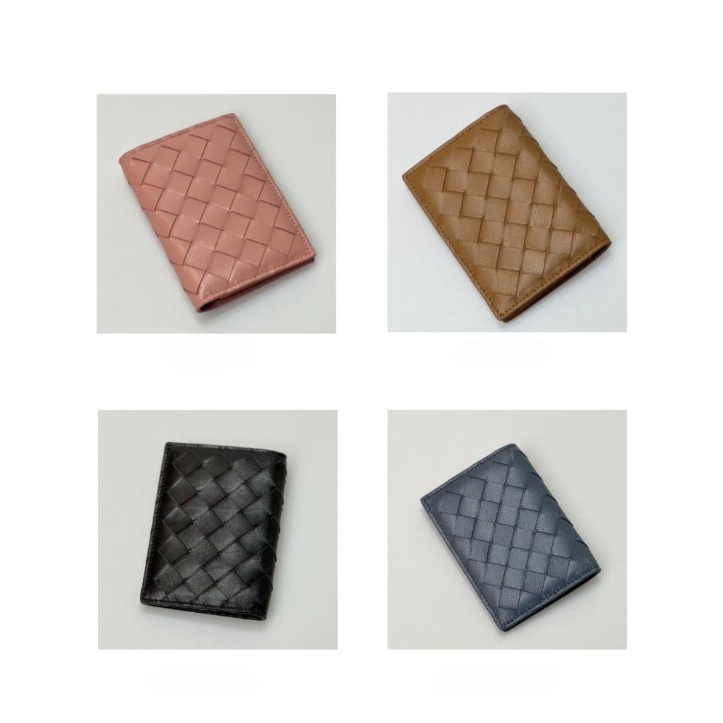 Ручная работа Натуральная кожа Кошелек Складывающийся Кошелек для мелочи Сумка для карт Lingge Овчина Деловая Мода Держатель для карт Держатель для карт