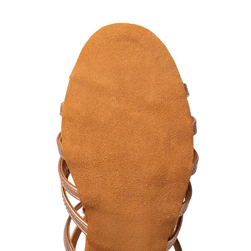 Кожаные туфли на среднем каблуке для латиноамериканских танцев для женщин, подошва из мягкой замши, танго, вальс, ча-ча, бальные туфли для вечеринок, средний каблук 5,5 см