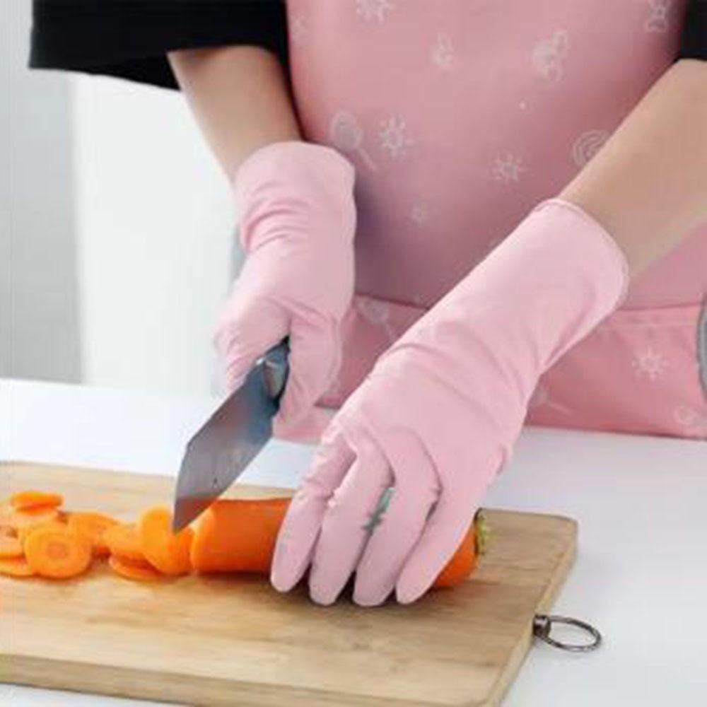 30Pcs Food Grade Nitrile Gloves Waterproof Dishwashing Gloves Food Handling