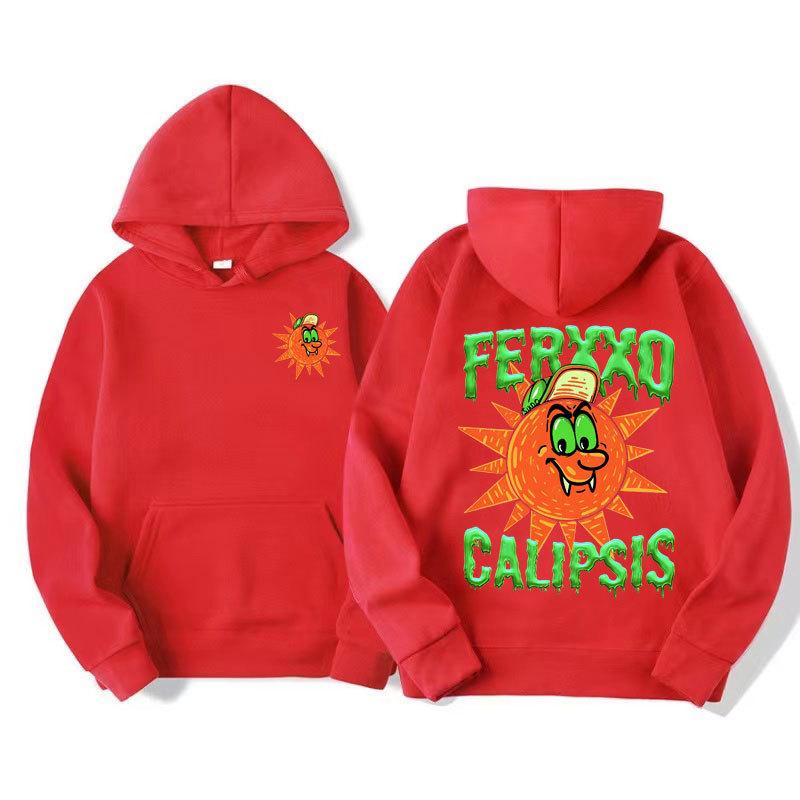 Толстовка Ferxxo Calipsis с принтом, модная, повседневная, оверсайз, унисекс, осенне-зимняя, флисовая, уличная одежда, топы, мужские судадерас