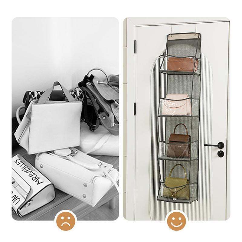 Многофункциональная тканевая подвесная сумка для хранения за дверью, многослойная подвесная сумка для хранения, разный органайзер для хранения, подвесная сумка