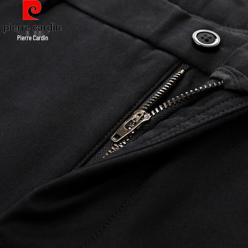 Pierre Cardin Мужские летние дышащие хлопковые прямые повседневные брюки