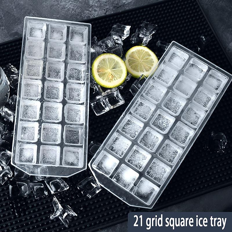 1шт 21 сетка утолщает пластиковую форму для кубиков льда Diy многоразовая форма для виски для льда