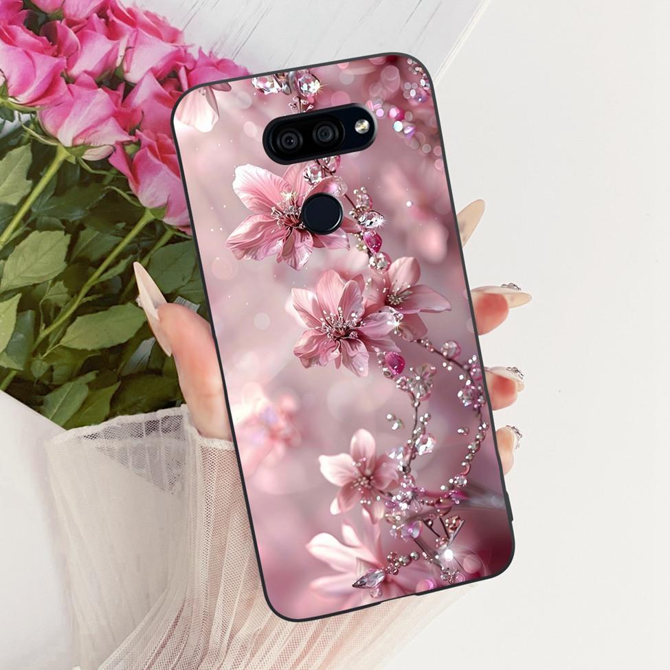 Чехол для LG K40S 2019 Чехол Эстетичный Милый Кот Модный Смешной Расписной Силиконовый Чехол для Телефона LMX430HM