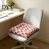 Теплая квадратная плюшевая подушка для обеденного стула с завязками, клетчатая подушка на сиденье "Буффало", пухлая подушка с высокой упругостью, нескользящая подкладка для офисного складного стола